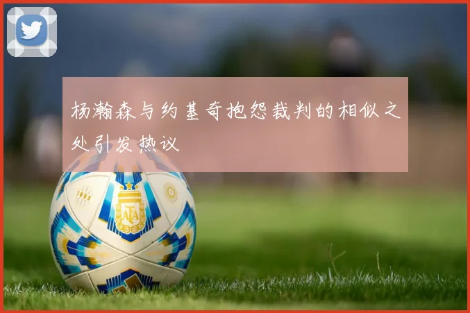杨瀚森与约基奇抱怨裁判的相似之处引发热议